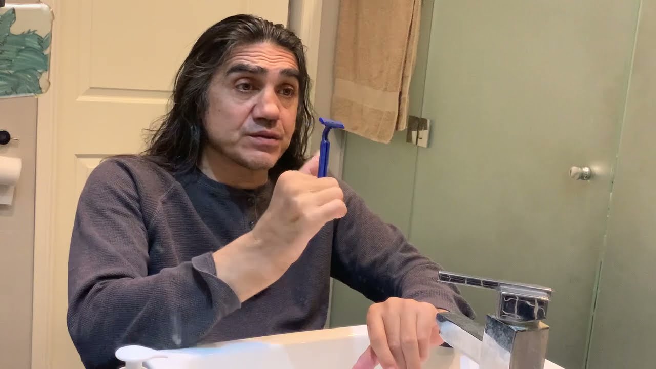 C6 Quad Shaving with manual razor YouTube