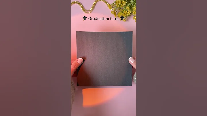 DIY Graduation Card in 30 Seconds! 🎓 #shorts #study #diy #cards #graduation #origami