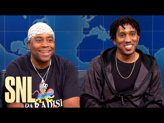 Weekend Update: TwinsTheNewTrend on Songs They’ve Never Heard Before - SNL class=