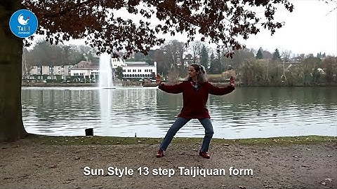 Sun style Tai Chi 13 step Taijiquan translated in Chinese, English, French and Spanish