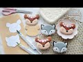 How to HANDCUT COOKIES ~ And how to Decorate DEER & WOLF cookies