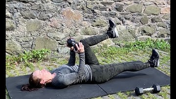 Dumbbell Deadbug Pullover