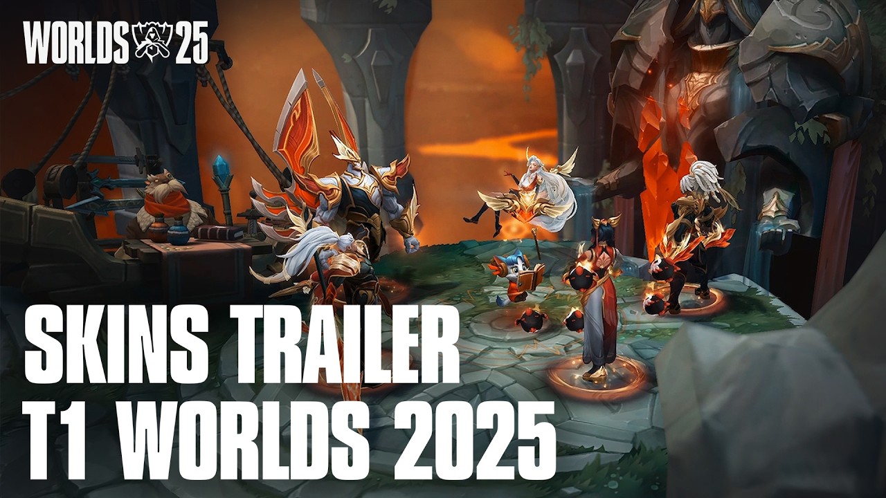 T1, the Ascended: World Championship 2025 | Official Skins Trailer - League of Legends