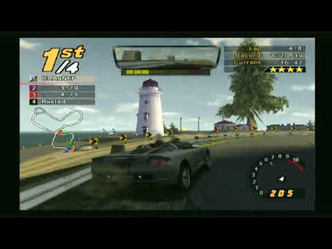 Need For Speed Hot Pursuit 2 8Laps Coastal Parklands Porsche Carrera GT NFS