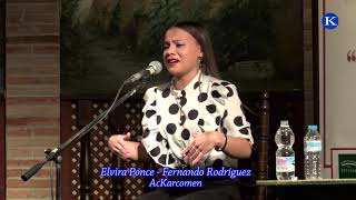 Elvira Ponce y Fernando Rodriguez cante flamenco por BULERIAS XXXVII Concurso Nacional Cante Carmona