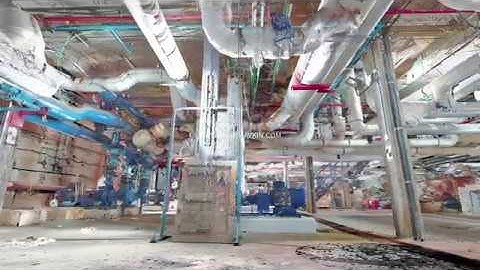 Laser Scanning - Machines Room 3D Point Cloud