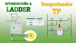 TEMPORIZADORES EN LADDER / TEMPORIZADOR TP Tia PORTAL / EJEMPLOS