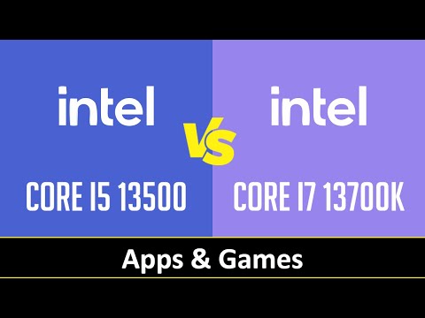 Intel Core i5 13500 vs Intel Core i7 13700K - Apps & Games (RTX 4090)