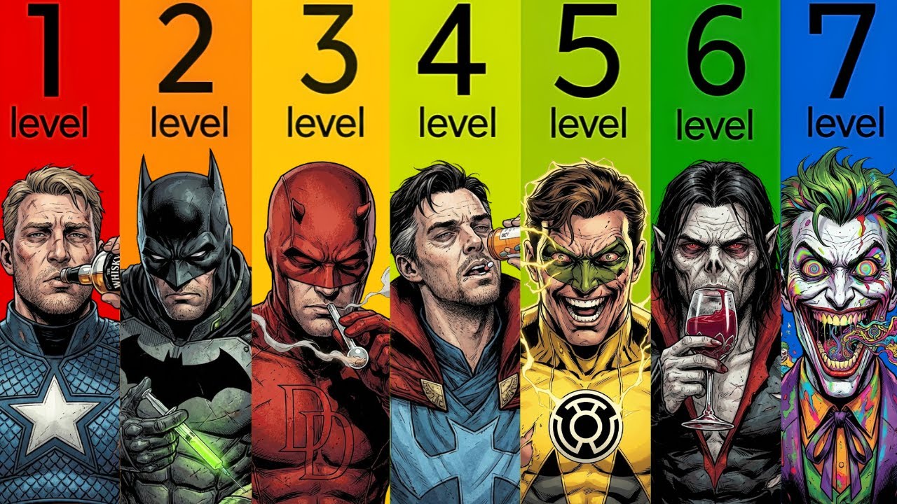The 7 Levels Of Addiction In Comics