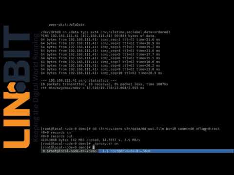 Linux Disaster Recovery Replication with DRBD Proxy (Demo)