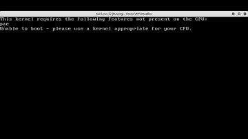 VirtualBox မွာ Kali တင္သည့္အခါ Kernel Appropriate Error ေျဖရွင္းနည္း