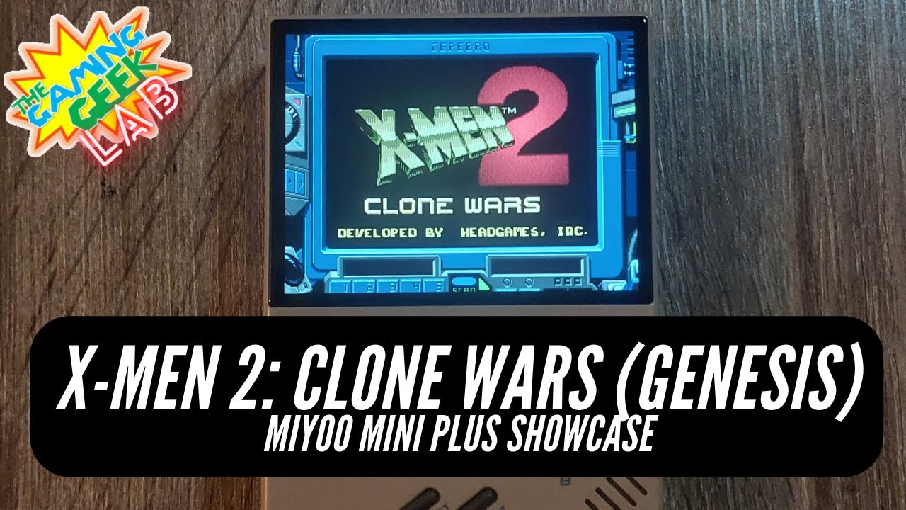 Miyoo Mini Plus Showcase - X-Men 2: Clone Wars (Sega Genesis