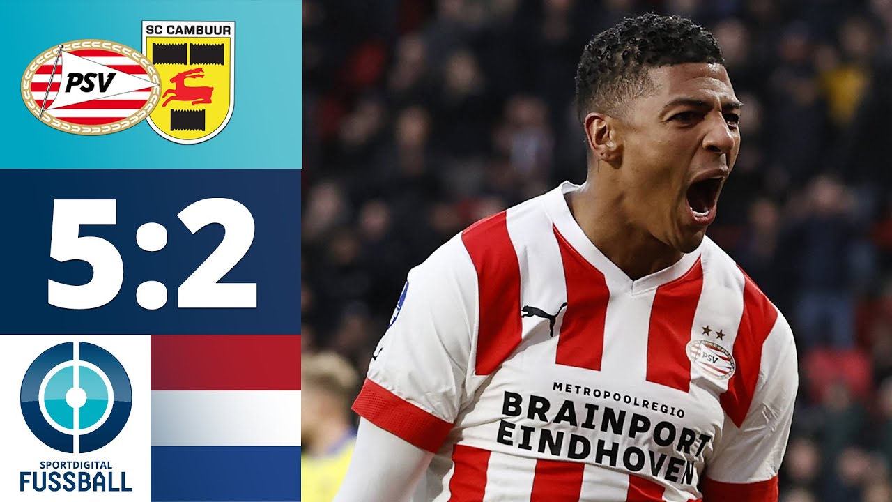 ⁣Doppelter El Ghazi! PSV weiterhin im Titelrennen | PSV Eindhoven - SC Cambuur-Leeuwarden