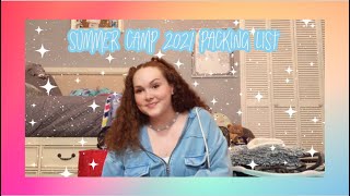 What I am Packing to be a Summer Camp Counselor for 2021!