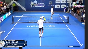 QUANG DƯƠNG vs Aditya Ruhela | CHUNG KẾT ĐƠN NAM GIẢI THE MONSOON PICKLEBALL CHAMPIONSHIP
