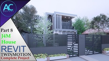 J4M House | Part 8 | Complete Step By Step Project | Revit and Twinmotion Tutorial