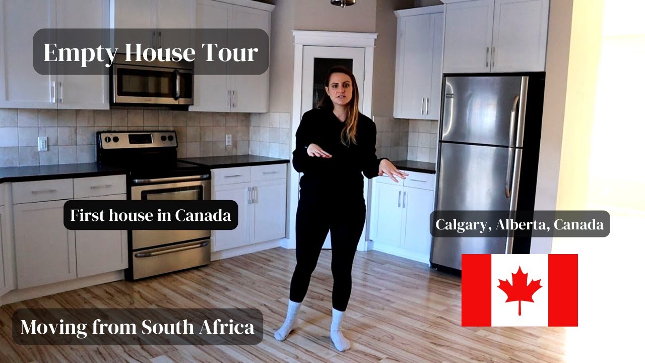 First House Tour - moving from South Africa to CANADA - YouTube