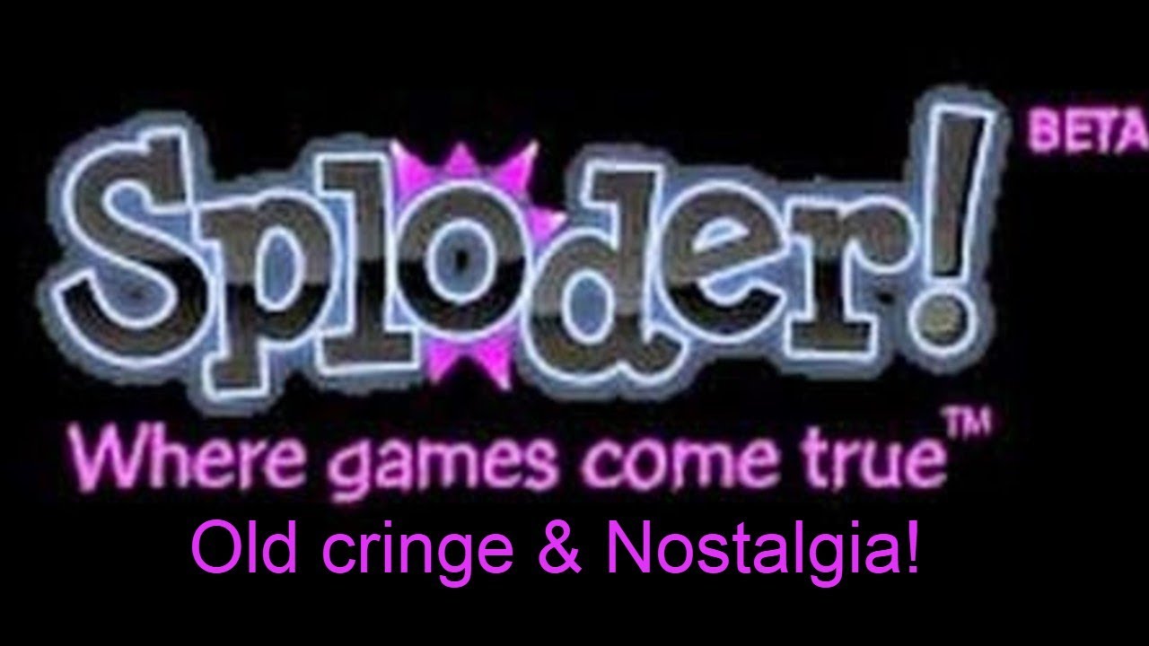 Playing my old Sploder games - YouTube