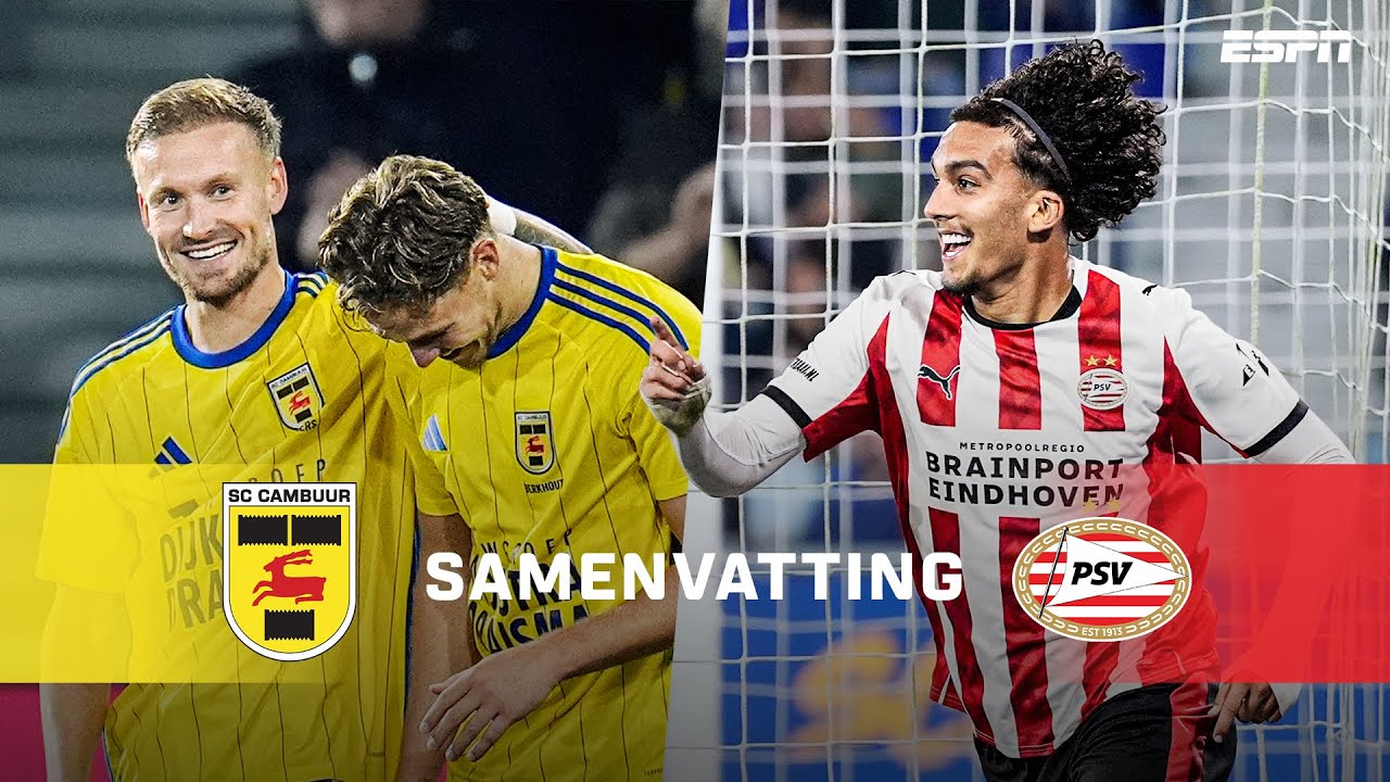 SPEKTAKELSTUK IN LEEUWARDEN MET ACHT GOALS 🍿👀 | Samenvatting SC Cambuur - Jong PSV