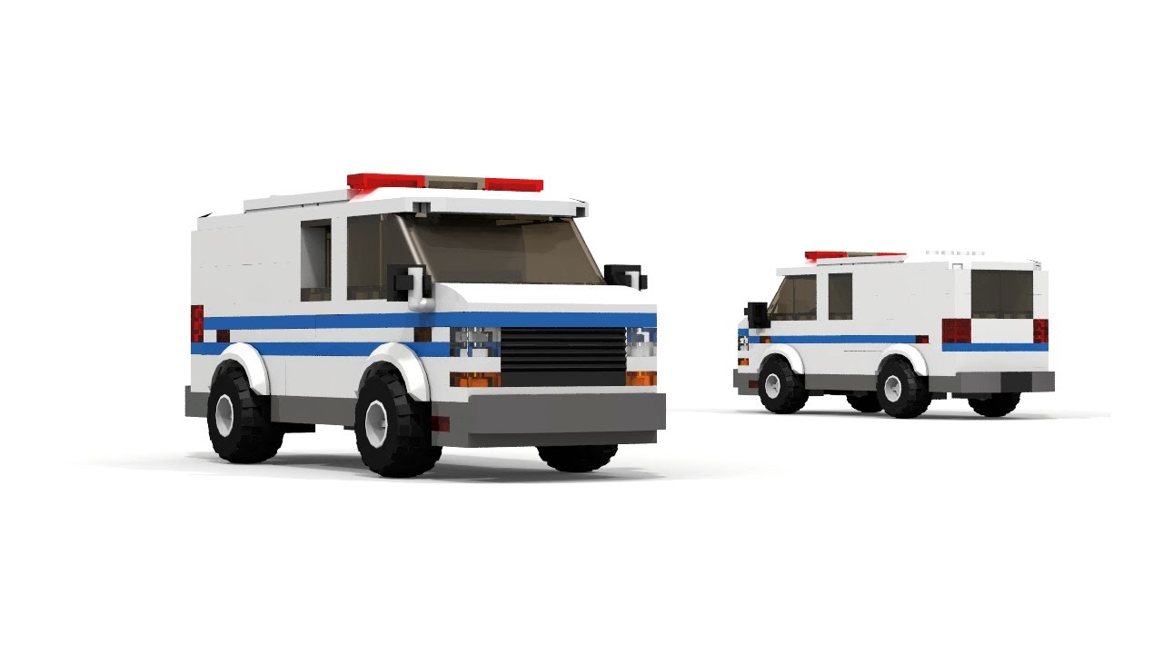 LEGO City Police Van MOC Instructions 