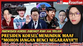 🇲🇾🇮🇩KORSEL MENGALAMI KERUGIAN BESAR❗INI AKIBAT KNETZ LAWAN SEABLINGS INDO❗PRESIDEN KORSEL MINTA MAAF