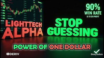 $1 TO 10$ Profit 🚀 Stop Guessing! New LightTech Alpha Strategy for Deriv Over/Under 📈