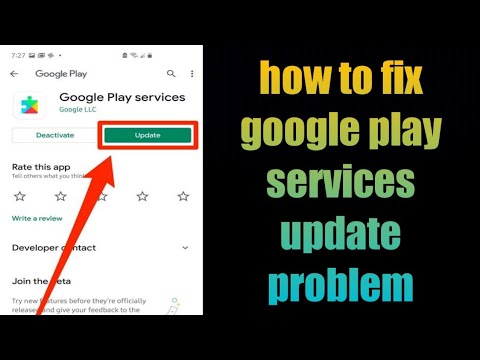 how to fix google play services update problem android 2021 | google play services not updating