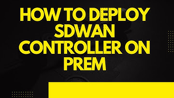 How to deploy cisco sdwan controller on prem | sdwan #sdwan #cisco #networkengineers