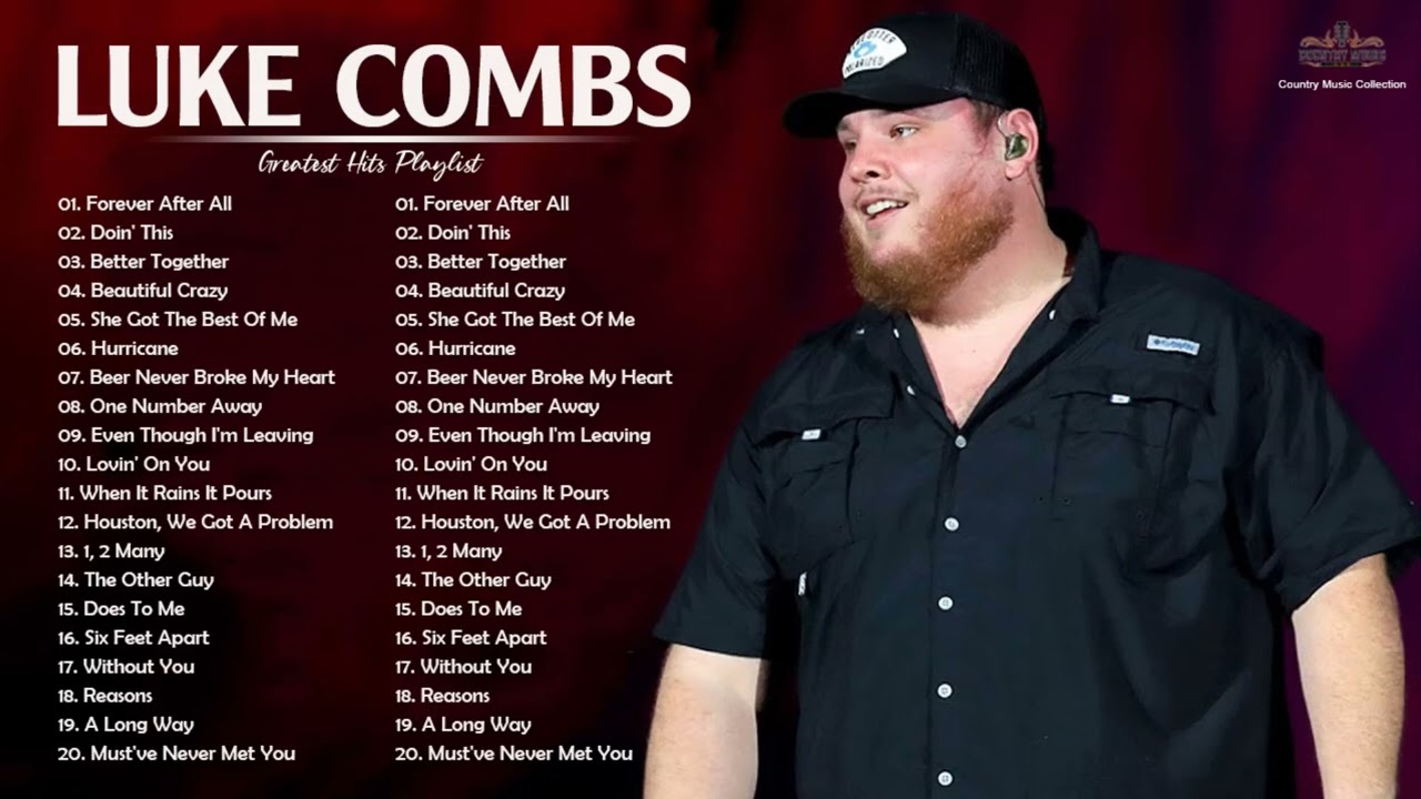 LukeCombs Greatest Hits Full Album - Best Songs Of LukeCombs Playlist ...