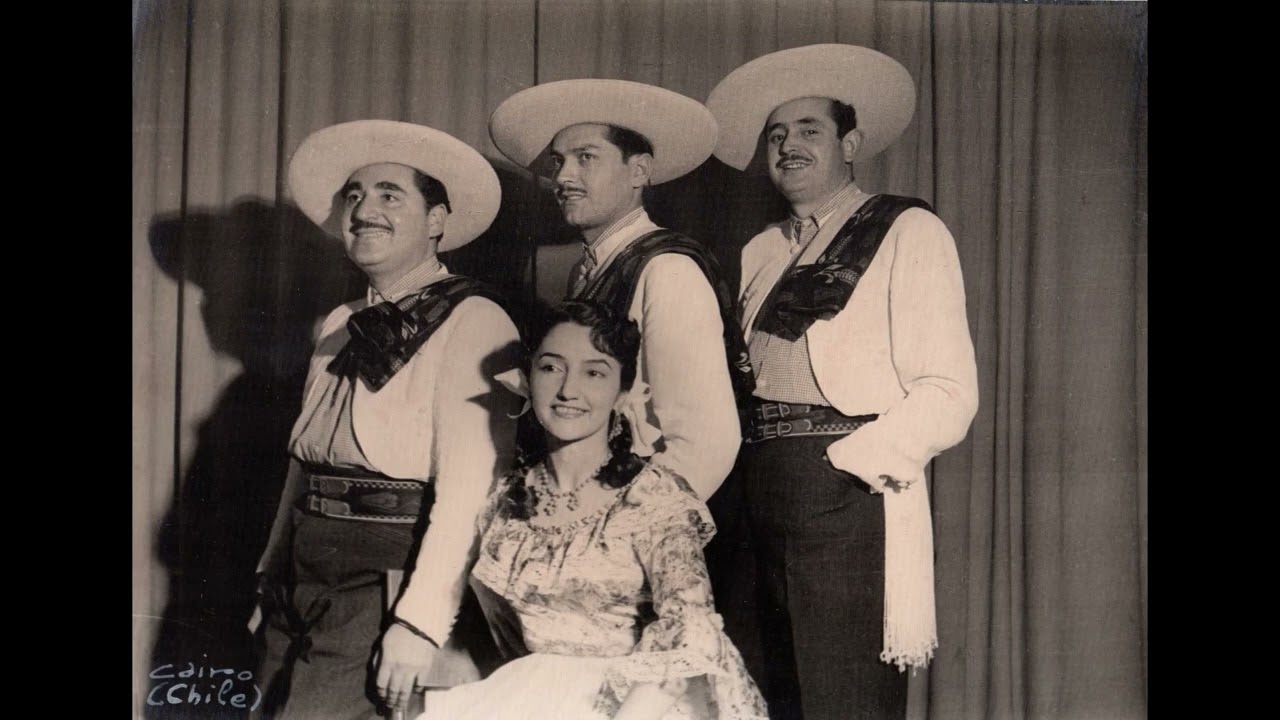 Silvia Infantas y Los Baqueanos en Radio Cooperativa Vitalicia. 1957. Chile