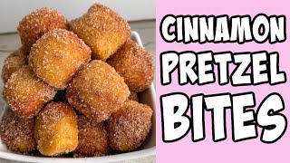 Cinnamon Pretzel Bites! tutorial #Shorts screenshot 3