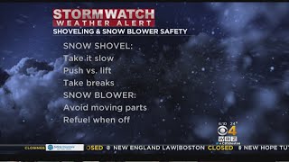 Tips For Shoveling And Snow Blower Safety