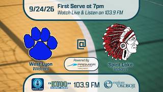West Lyon @ Spirit Lake Volleyball - 9/24/26