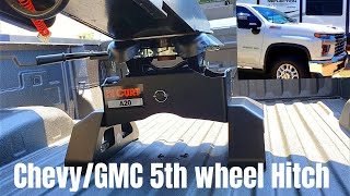 2020-21 Chevy/GMC HD 2500/3500 Curt 5th wheel hitch Install And Review!