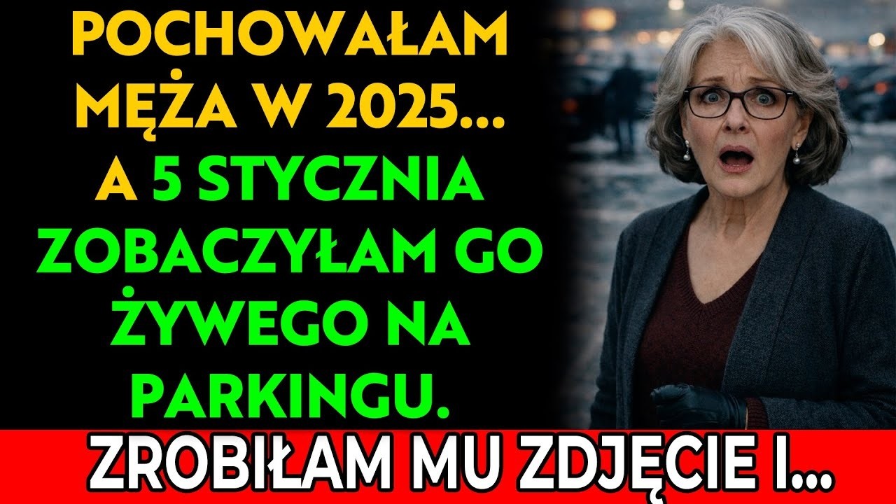 Pochowałam męża w zamkniętej trumnie, a pięć miesięcy później zobaczyłam go żywego na parkingu centrum handlowego. Stałam z torbą ziemniaków i patrzyłam, jak mój „zmarły" mąż zamyka bagażnik...