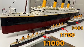 All Three Different Titanic Model is Equivalent to this Lego Titanic in Length | Ship Review