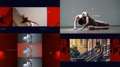 After Effects Template: Runner / Glitch Stomp Opener