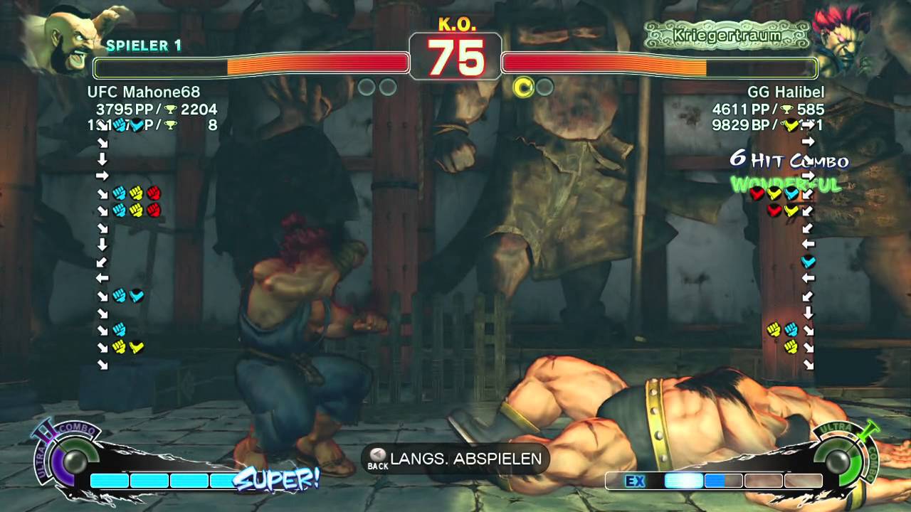 UFC Mahone68 ( Zangief ) Vs GG Halibel ( Akuma ) Arcade Edition 2012