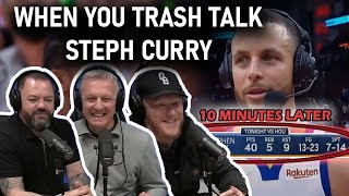 When You Trash Talk Steph Curry REACTION | OFFICE BLOKES REACT!!