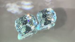 Unheated Paraiba Earrings at 21.27 carats by Kat Florence KF09801 Unheated Paraiba Earrings at 21.27 carats by Kat Florence KF09801