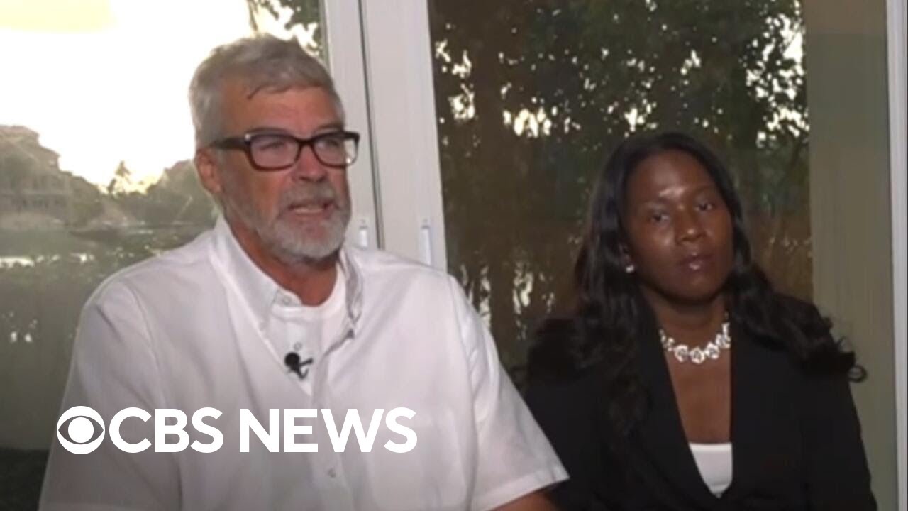 ⁣Brian Hooker, husband of missing woman in Bahamas, tell CBS News