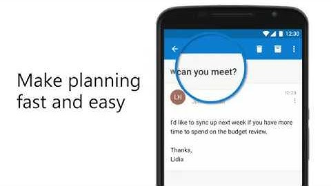 Quickly send your meeting availability   Outlook for mobile
