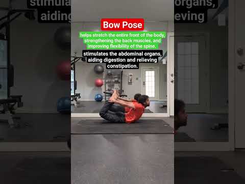 Bow pose and