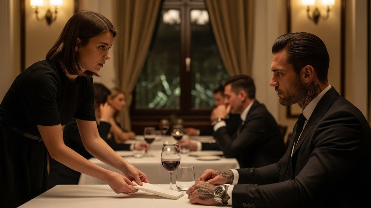 She Slid a Napkin to the Mafia Boss — It Said: “Next Table. He Kidnapped Me. Don’t React”