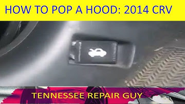 2014 Honda CR-V: How to open your hood