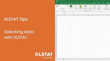 How to select data in XLSTAT?