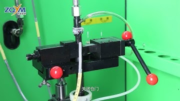 How to test Delphi injector on ZQYM-6320 test bench?