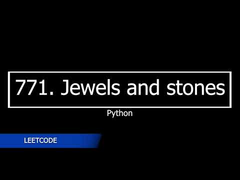 771. Jewels and stones with Python | Leetcode question with Python | Hindi and English #youtube