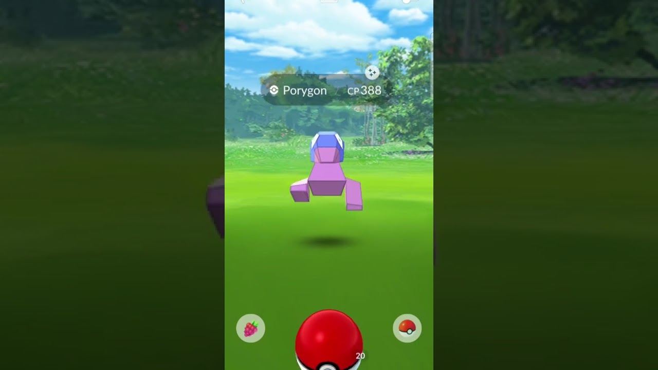 I caught the most random Shiny Porygon in Pokémon Go