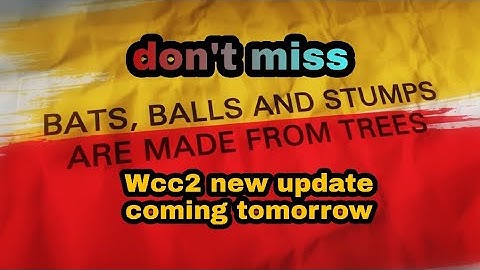 Wcc2 new update trailer tomorrow launch exclusive trailer official